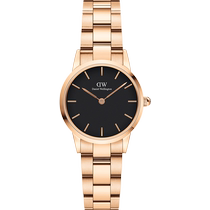 DW watch женский ICONIC серия модный мелким диском цветной диск кварцевые часы роуз золотые бизнес-леди наручные часы