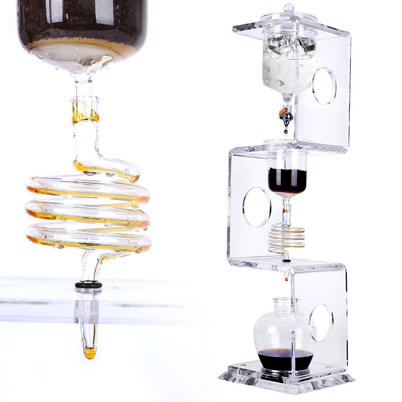 Ice Drop Coffee Maker Home Summer Ice Brewery Cold Extraction Coffee Commercial Café Drip Type Bar Coffee Appliance