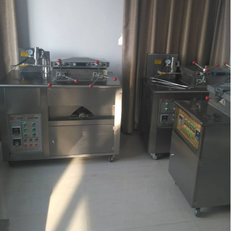 Beijing Locke gas fried duck stove Electric fried chicken stove Gas and electric dual-use fried duck stove Beijing fried duck stove commercial