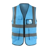 Летний светоотражающий безопасный жилет для работы, с печатью вашего логотипа