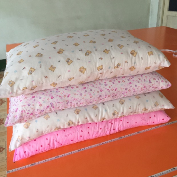 Tùy chỉnh Shandong gối cotton cotton gối trẻ sơ sinh bé sơ sinh bé mẫu giáo gối người lớn gối tựa sofa