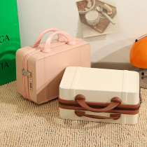 Suitcase small suitcase womens 14-inch cosmetic case travel password box small mini storage bag that can be hung with a large suitcase