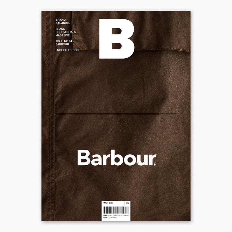 In Stock Magazine B Brand Barbour No.94 Issue B Magazine Issue 94 This Issue's Theme: Barbour Clothing Brand Design English Version