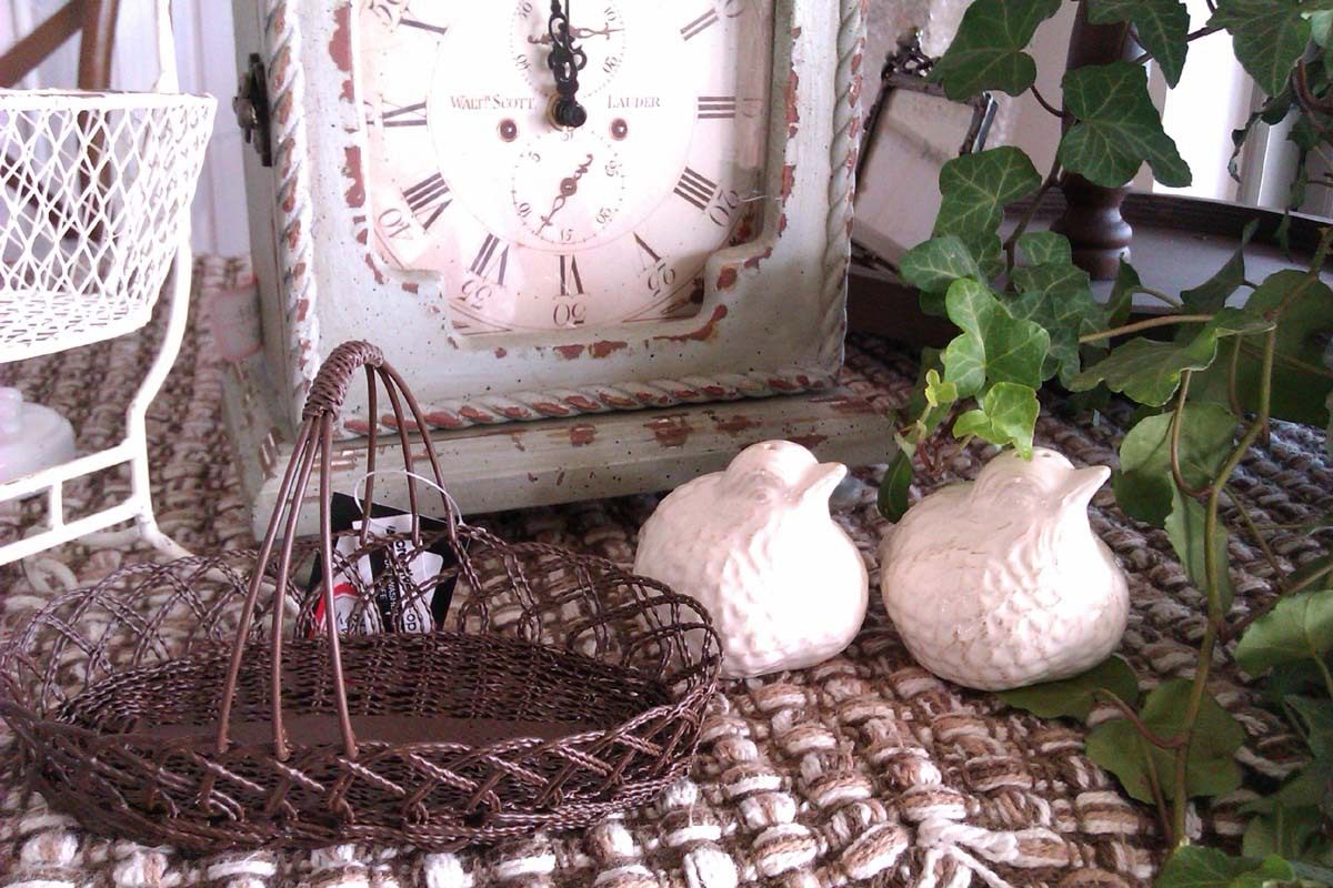 Corite French country Ceramic Bird salt and pepper jar (three-piece set)