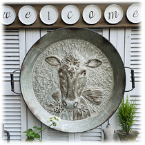 Solitude-style iron retro doing old depth relief oversized pallet styling wall-mounted garden pendant nostalgia