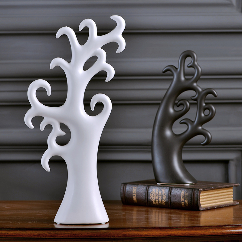 Creative Nordic home decoration ceramic furnishing articles contracted and I sitting room ark, indoor desk decoration process