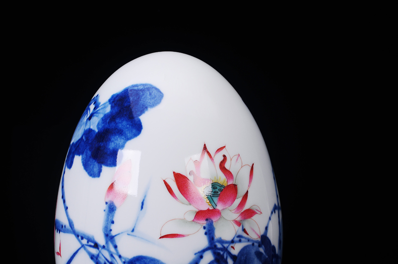 Jingdezhen ceramic hand - made porcelain vase household adornment creative furnishing articles sitting room handicraft porcelain decoration