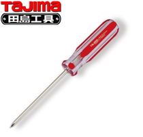 Tajima Transparent Plastic Color Strip Handle Phillips Screwdriver Screwdriver Screwdriver Durable EJ Cross