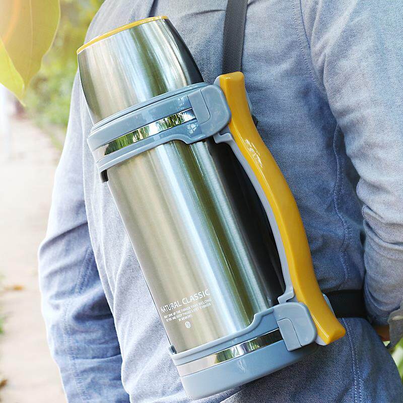 Thermos Household Portable 304 stainless steel Kettle Car large bottle Thermos Travel outdoor large capacity 1 liter