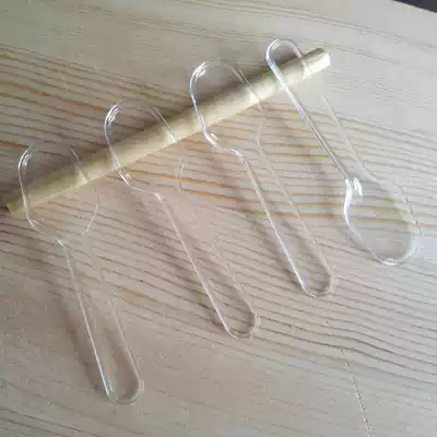 Disposable spoon Yogurt ice cream spoon Tasting spoon Jelly spoon Mini spoon Plastic dessert pudding spoon
