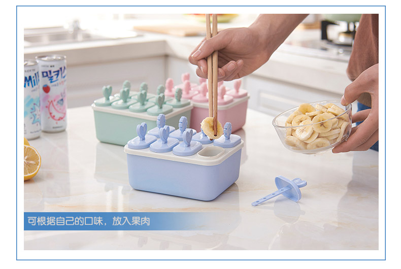 Ice ice ice ice cream ice mold DIY DIY popsicle ice ice ice ice mold mold ice ice 6 6 lưới 8 lưới - Tự làm khuôn nướng khuôn làm kẹo dẻo