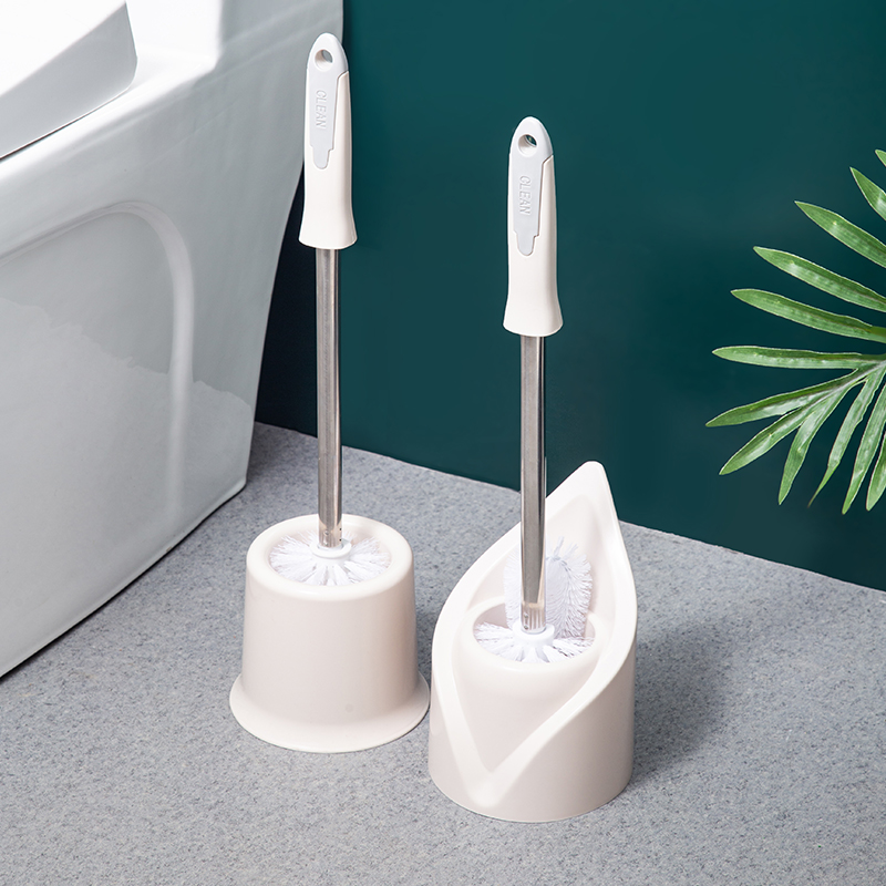 Toilet brush with base cosmetic room creative toilet brush set toilet long handle soft hair to clean