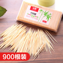 900-loaded household disposable double-head toothpick Hotel volume selling Bamboo toothpick bulk tipped toothpick