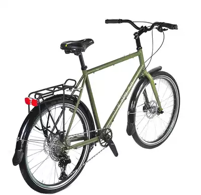 Cheerful long-distance station wagon 700C steel frame 318 series load standard bicycle bike Sichuan-Tibet commute