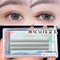 Princess of the Moon false eyelashes female supernatural segmented hair single cluster of fish tail swallowtail grafting single plant C- warped 0 07
