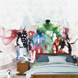 Обои на обои граффити мультфильм детская комната обои мальчики личные творческие отели