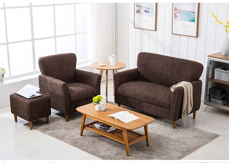 Ghế phòng khách sofa vải Bắc Âu hổ Mỹ retro sofa ghế ghế máy tính quán cà phê đi văng - Ghế sô pha sofa mini