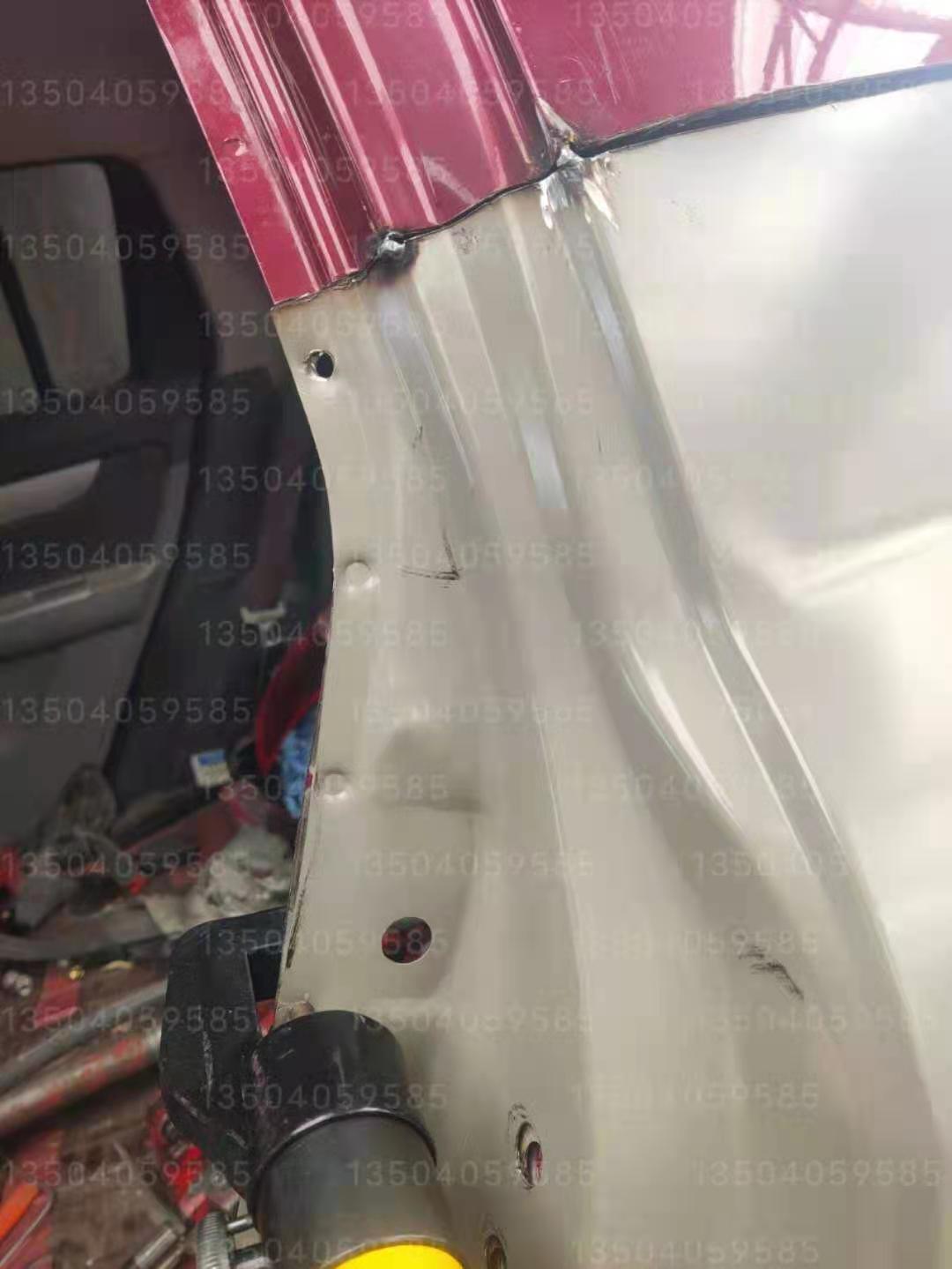 Double-sided sheet metal maintenance welding welding spot riveting bumps socket door hydraulic tool