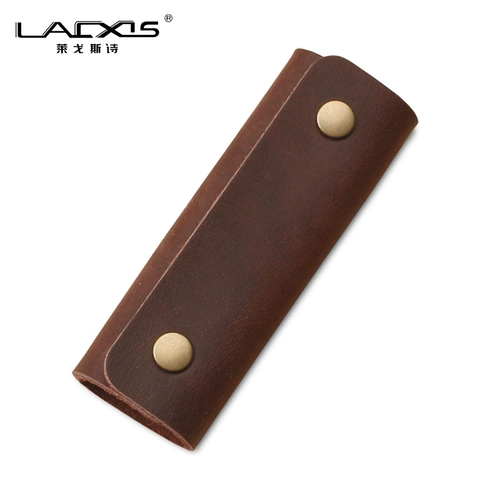 Мужская ключница, защитный чехол, маленький комплект, маленькая сумка-органайзер, из натуральной кожи, простой и элегантный дизайн