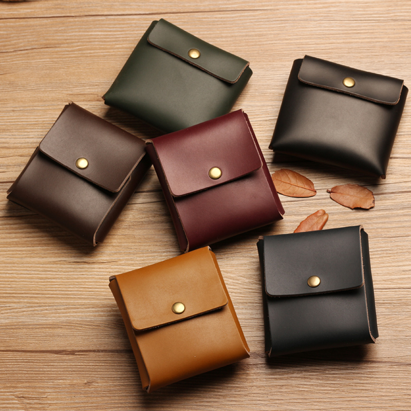 Wallet Man Hand Multifunction Zero Money Bag Genuine Leather Card Bag Mad Mapi Bull Leather Key Bag Short Money Clip Female Harp