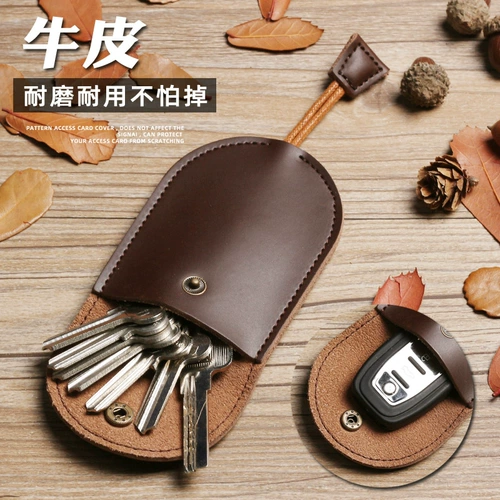 Мужская вместительная и большая ключница, универсальный замок, сумка через плечо, отрывной чехол, из натуральной кожи