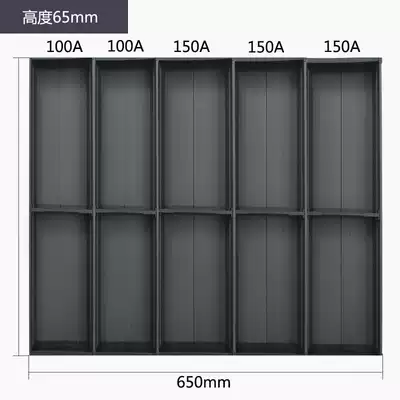 Kitchen drawer storage partition Built-in dish rack Integrated cabinet chopsticks knife and fork grid tableware dishes grid finishing box