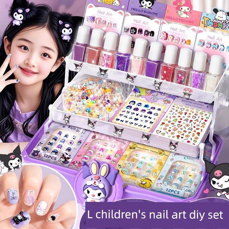 Authentic Coolomi Children's Nail Art Set Wearable Nails Girl Nail Stickers Children's Toys Complete Set Gift Birthday Present Authentic Coolomi Children's Nail Art Set Wearable Nails Girl Nail Stickers Children's Toys Complete Set Gift Birthday Present