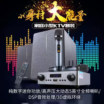 Home KTV audio set Super karaoke all-in-one household small KTV jukebox car KTV jukebox