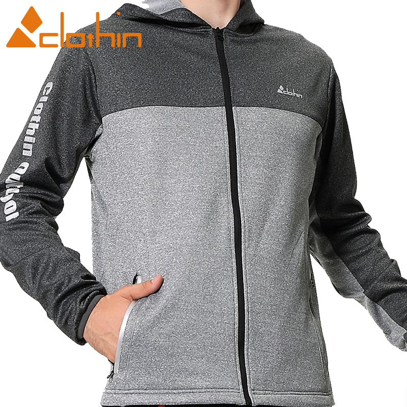 Casual Sports Jacket Men's Thin Section Sports Jacket With Hat Blouses Fitness Large Size Sports Wear Spring Autumn Training