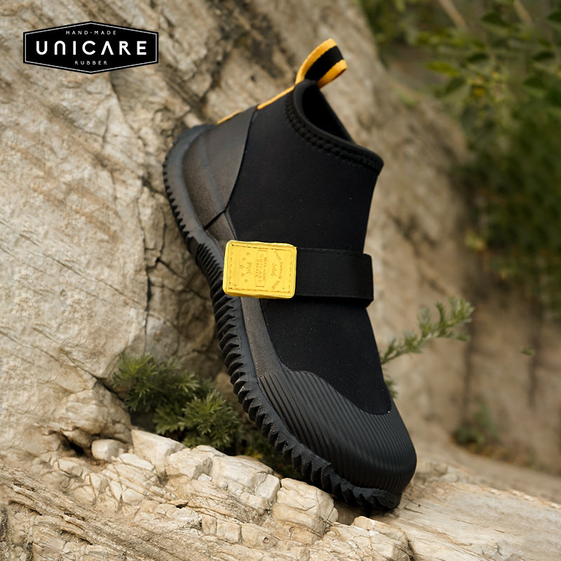 UNICARE light mouth rain shoes male and female adult anadromous rain boots short barrel waterproof anti-slip abrasion resistant water shoes new listing