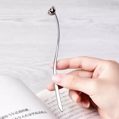 Lotus bookmarks step by step raw lotus metal creative lotus Lotus custom classical Chinese style hipster custom lettering