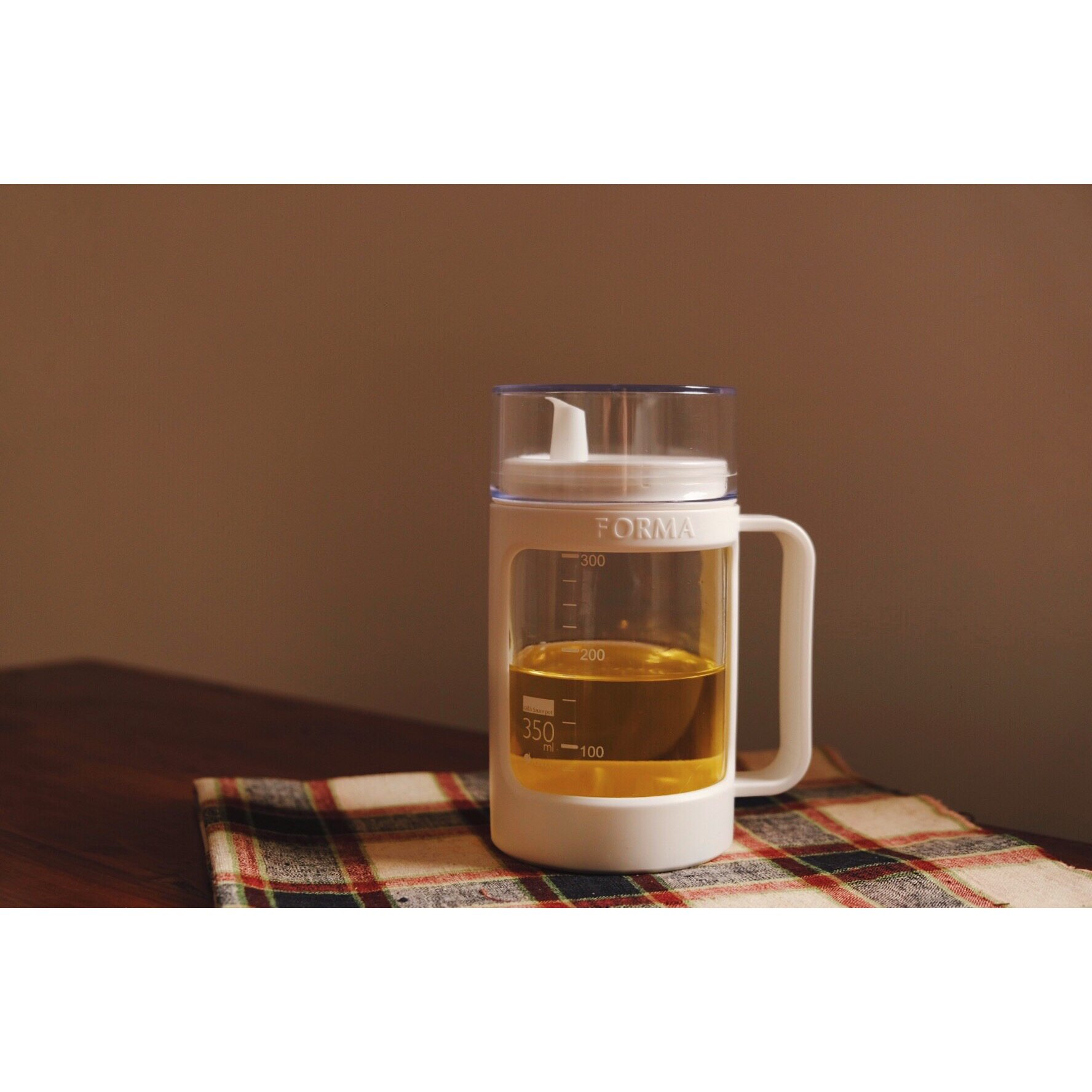 asvel day style glass oil jug sealed hand elegant anti-leak back oil soy sauce vinegar edible oil seasoning bottle