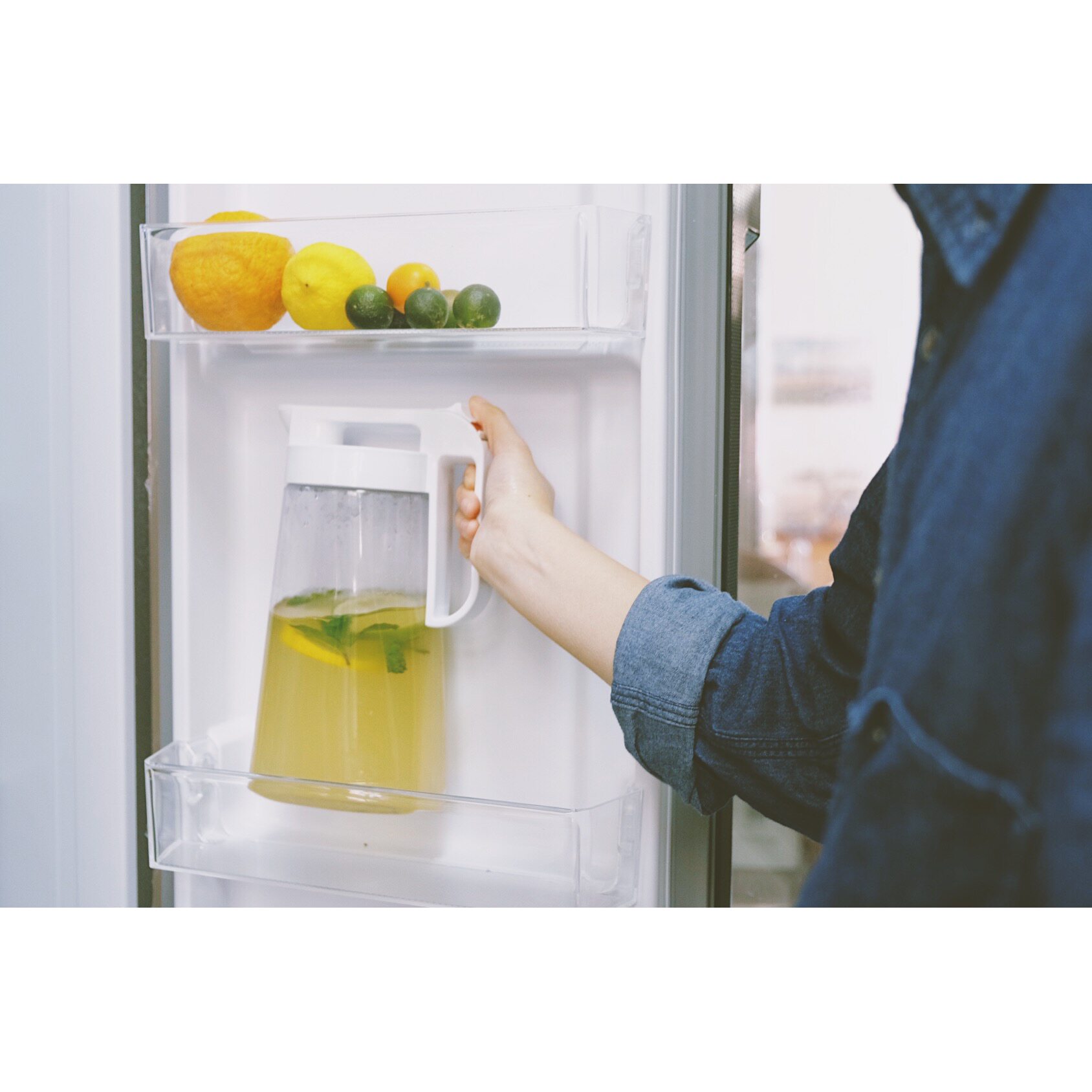 asvel Cold water jug Juice jug Household water bottle High temperature plastic large capacity cold water jug Teapot