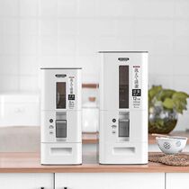 Japan ASVEL meter box 10kg household kitchen densely packed rice bucket plastic moisture-proof insect 20kg rice box