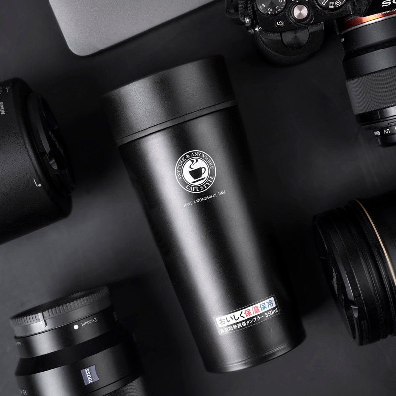 Japan ASVEL insulation cup large capacity stainless steel tea cup fashion on-board men's portable coffee cup girls' water glasses