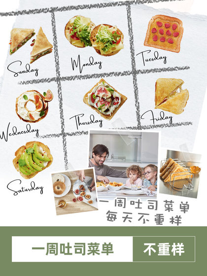 Delonghi/德龙 CTO2003.VBG 复古早餐多士炉烤面包机家用吐司烤机