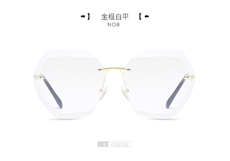 2018 new net red sunglasses nữ Hàn Quốc phiên bản của thủy triều retro Harajuku phong cách ins cận thị sunglasses vòng mặt 2017 đường đánh bại