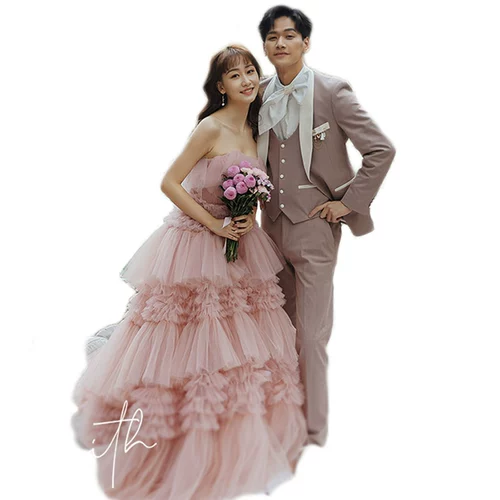 Дорожный розовый милый топ без лямок, коллекция 2022, реквизит для фотографии