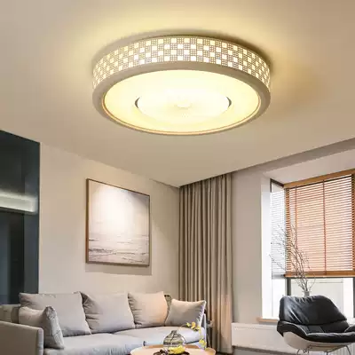 Bedroom ceiling lamp lamp warm romantic led children room lamp modern simple living room round lighting