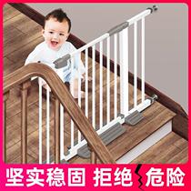 Stair guardrail child safety door door barrier door fence baby stair guardrail pet isolation door