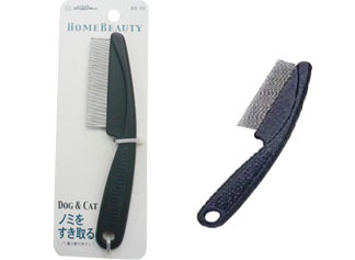 Polygime doggyman extremely dense tooth round head with shank stainless steel insect repellent comb cleaning the flea stool to the flea comb