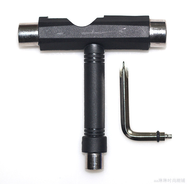 Skateboard special T-wrench Professional skateboard debugging tools Installation send vertical wrench Multi-purpose T-wrench