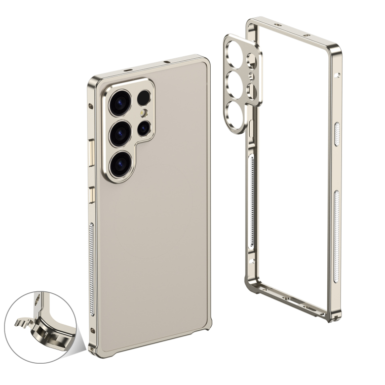 Metal Bumper Frame Anti-Fall Lens Protection – S25 Ultra, S24 Ultra, S23 Ultra Samsung Phone Case