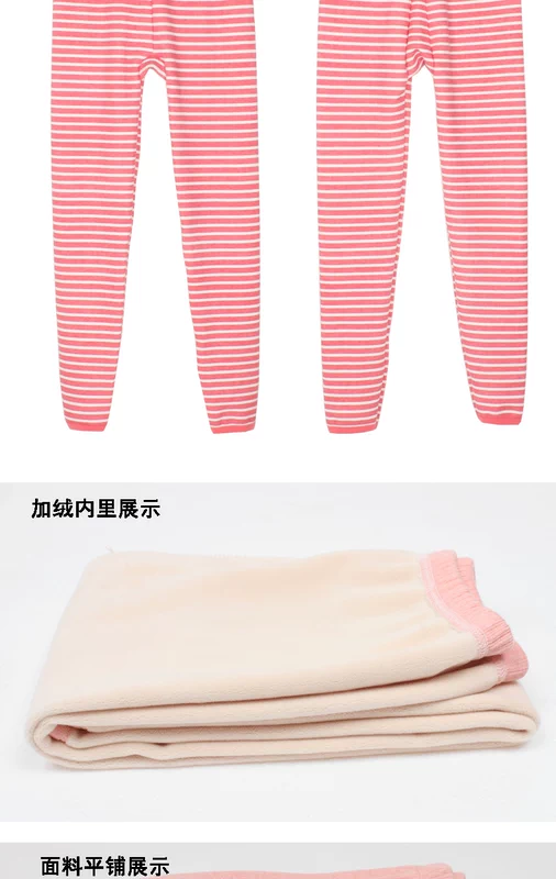 Quần lớn trẻ em ấm quần nhung dày trẻ em trai và gái cộng với quần cotton nhung mỏng Cô gái tuổi teen quần dày quan giu nhiet