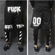 Quần short hip hop quần dài chạy quần nam bóng rổ xà cạp giả hai bàn chân nhỏ thể thao phù hợp với nam giới