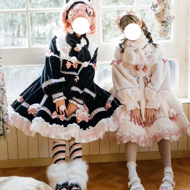 小奶喵学生OP洋装Lolita连衣裙:甜妹必备!萌到心化_lolita洛丽塔_淘宝游戏网
