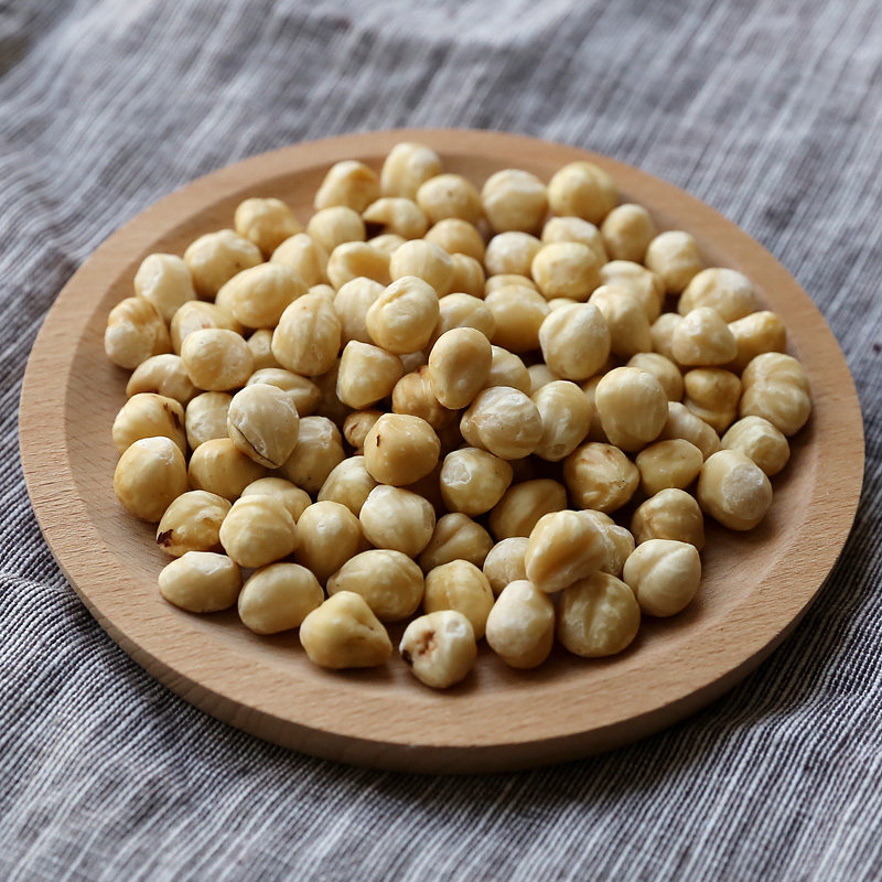Original hazelnut kernel Turkey imported hazelnut nut snack baked peeled nut wild new 500g