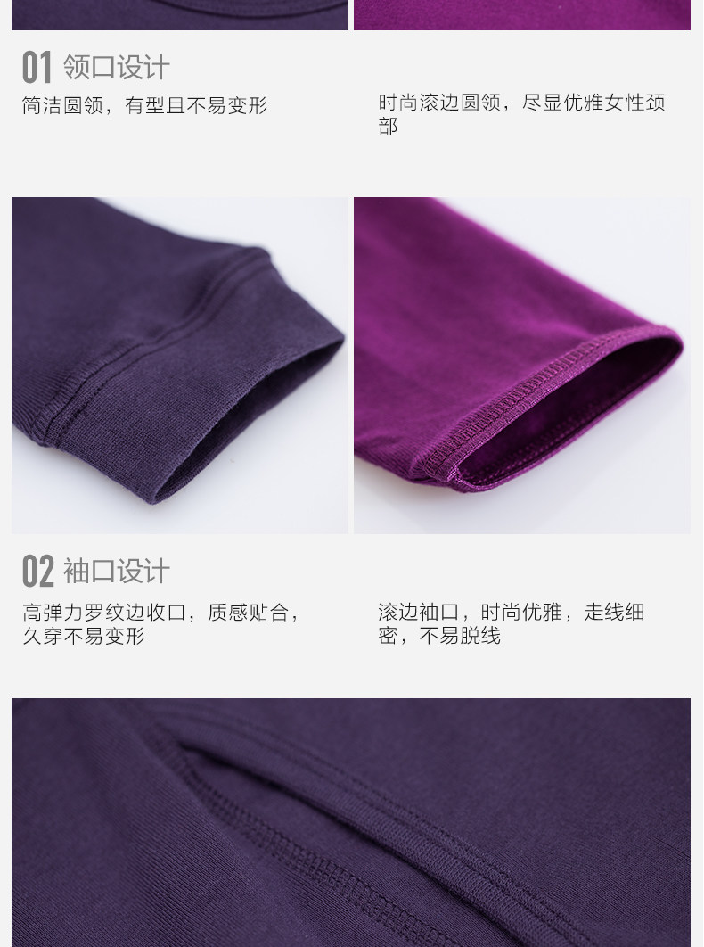 2 bộ trừ 10 ba súng Bộ đồ lót nhiệt nam bộ cotton mỏng mảnh cổ tròn quần áo mùa thu quần dài áo len cotton - Phù hợp với nóng lên bộ thu đông nam cao cấp