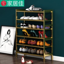 Shoe shelf simple household space-saving multi-layer assembly dormitory door economic storage dust iron storage shoe cabinet