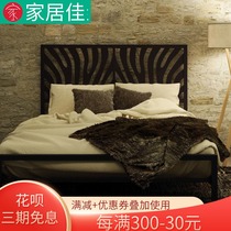 European style modern minimalist Princess iron bed iron frame steel frame double single adult children 1 2 1 5 1 8 meters